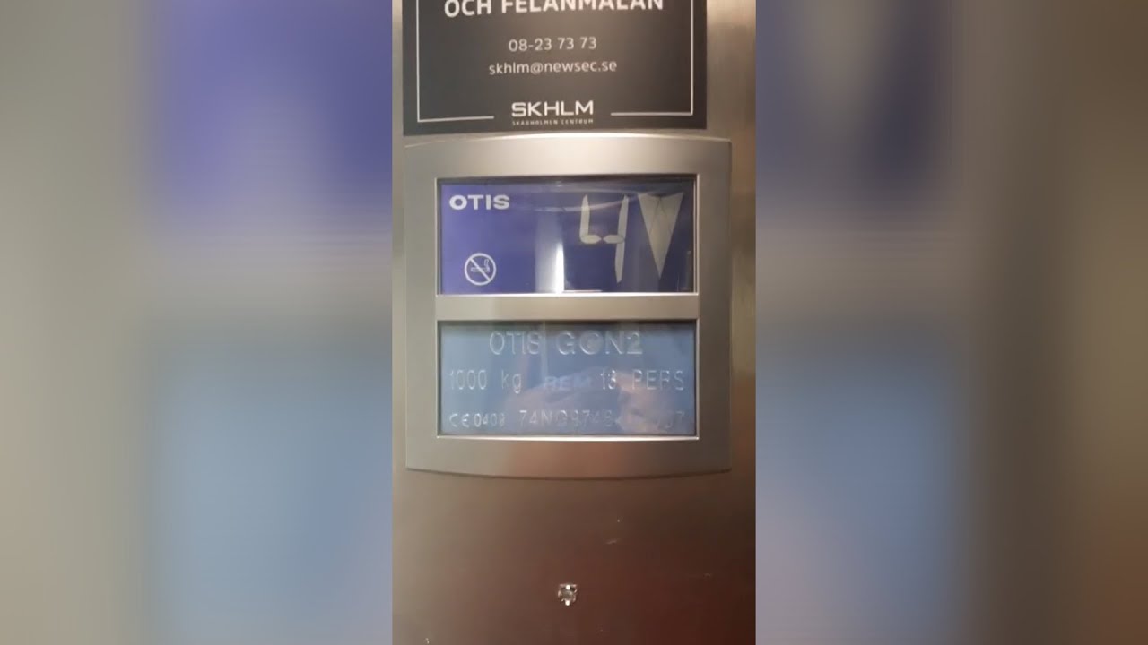 2007 OTIS Gen2 Hiss MRL Dragkraft @ Torn SKHLM Skärholmen Centrum, Skärholmen