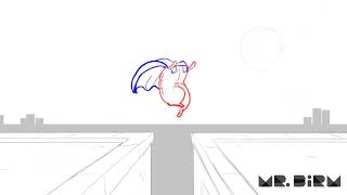 Great Jumping Flour Sacks, Batman! | Caped 2D Animation Overlap Exercise