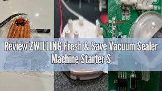 Review ZWILLING Fresh & Save Vacuum Sealer Machine Starter Set with Airtight Food Storage Container