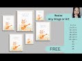 How to Change Etsy Art Image to ANY SIZE in Less Than 3 Minutes