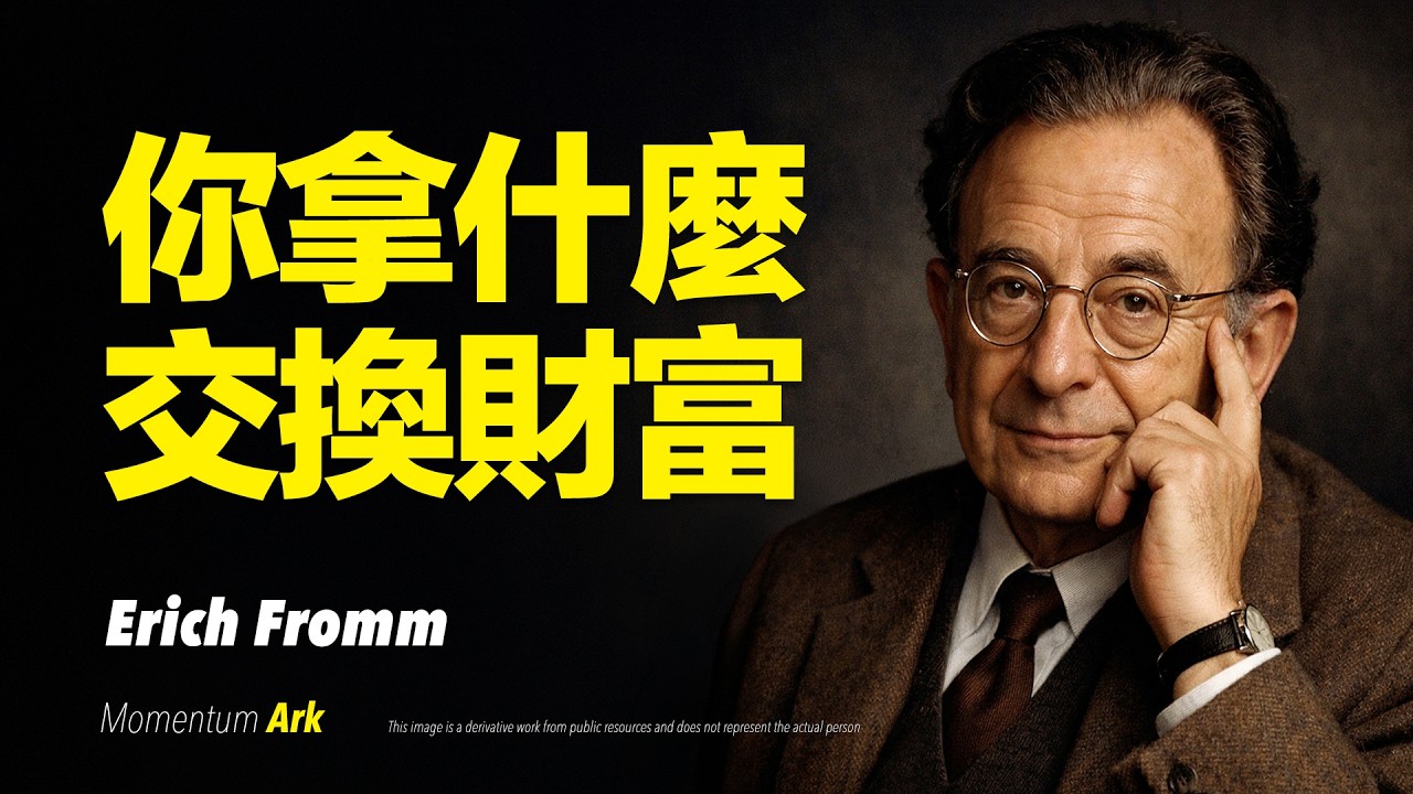 動量方舟｜你拿什麼交換財富？財富真正拿走的東西，很少人看見！最危險的交易，當我們不停追逐財富，根本不知道，自己真正交出去的是什麼｜埃里希·弗羅姆 Erich Fromm