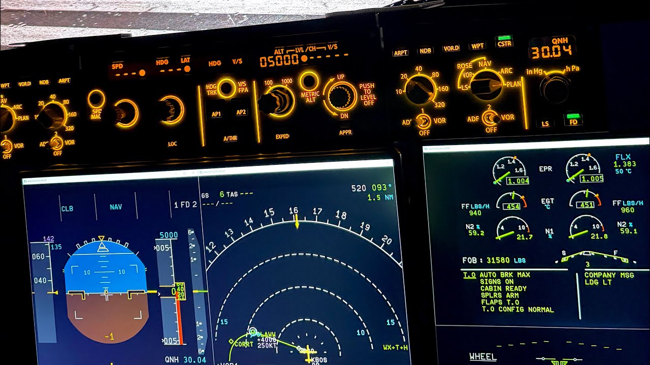 MSFS 2020 ILS Approach into Boston in my Full Motion Simulator. - YouTube