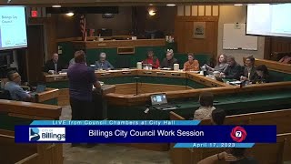 Businessman John Beckner describes crime problem to Billings City Council