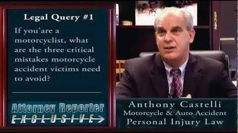3 critical Mistakes Motorcycle accident victims ma...
