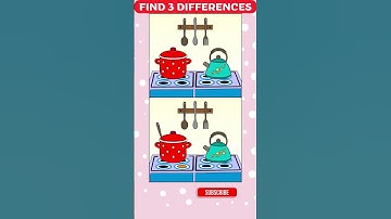 3가지 차이점을 찾아보세요! #719 #spotthedifference