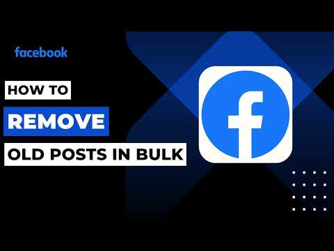 How to Remove Old Facebook Posts in Bulk !