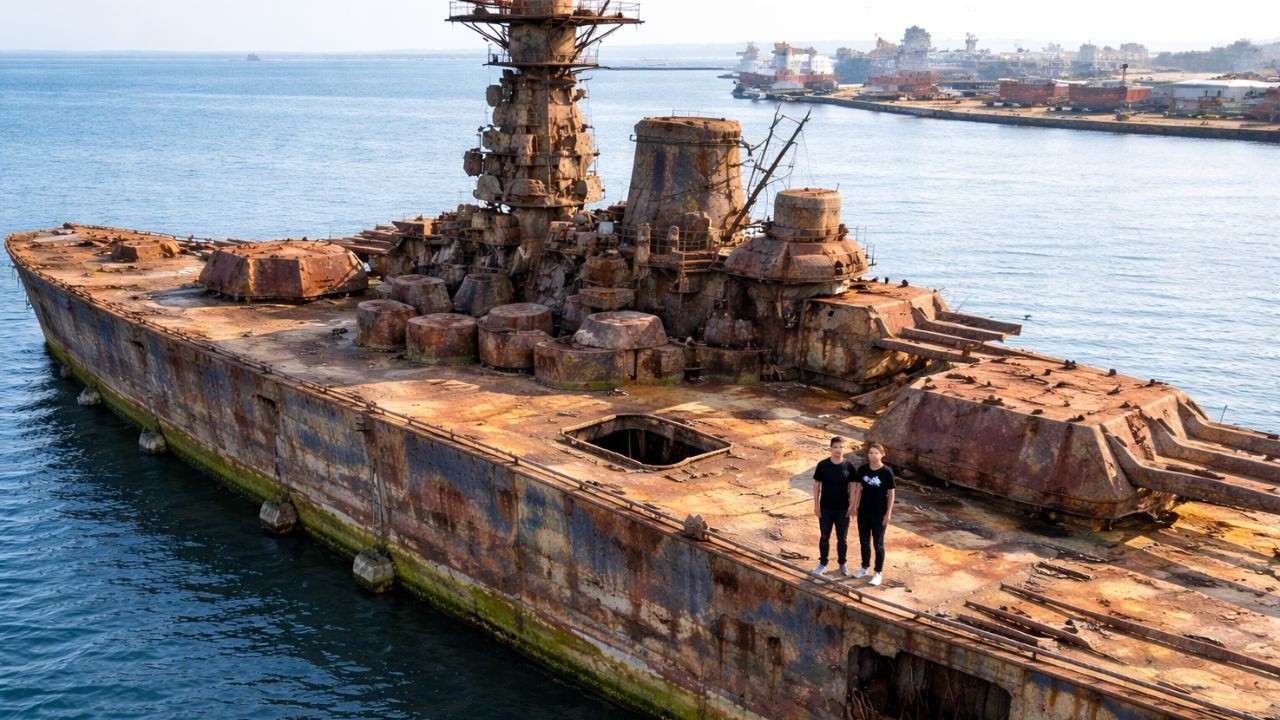Couple bought old battleship Musashi for $3,500 and restored it to value of $5 billion
