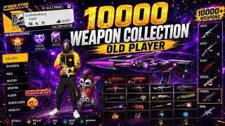 My 10000 weapon collection | all rare gun skin | Free Fire