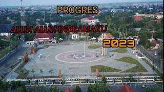 wajah baru alun alun indramayu 2023 Drone Vidio