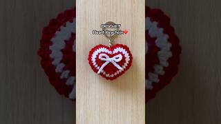 Crochet Ideas for beginner #crochet #heart #keychain #viral #cute #diy #handmade #craftideas
