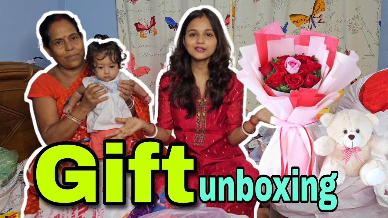 রুহির অন্নপ্রাশনের Gift Unboxing🎁🥳🧸🪅