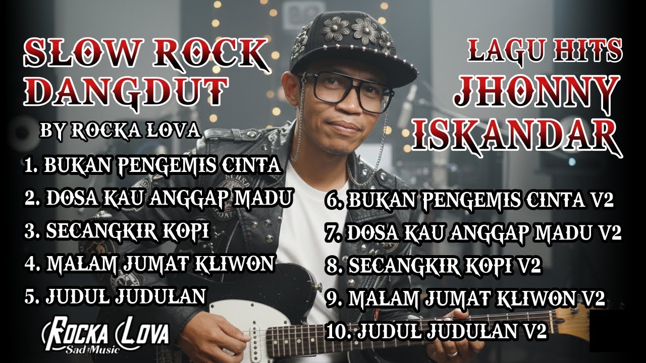 KOMPILASI SLOW ROCK DANGDUT TERBAIK VIRAL 2025 || JHONNY ISKANDAR || by Rocka Lova