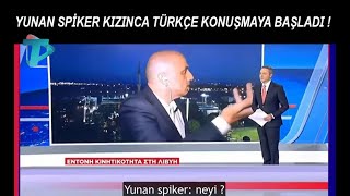 Yunan Spiker Kızınca Canlı Yayında Türkçe Konuştu! Resimi