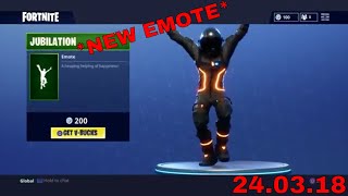 New Jubilation Emote - Fortnite Battle Royale 240318