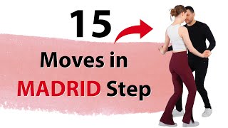15 EASY Bachata Moves in The Madrid Step!