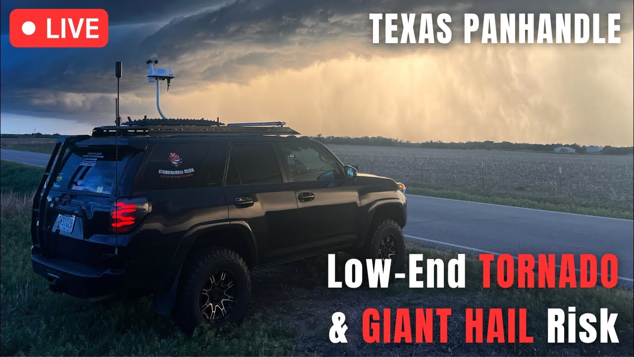 LARGE HAIL & TORNADO Threat in TEXAS PANHANDLE (5/22/2023 - As it Was ...