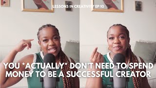 overconsumption in creativity, scarcity mindset + learning to value what you have over what you want
