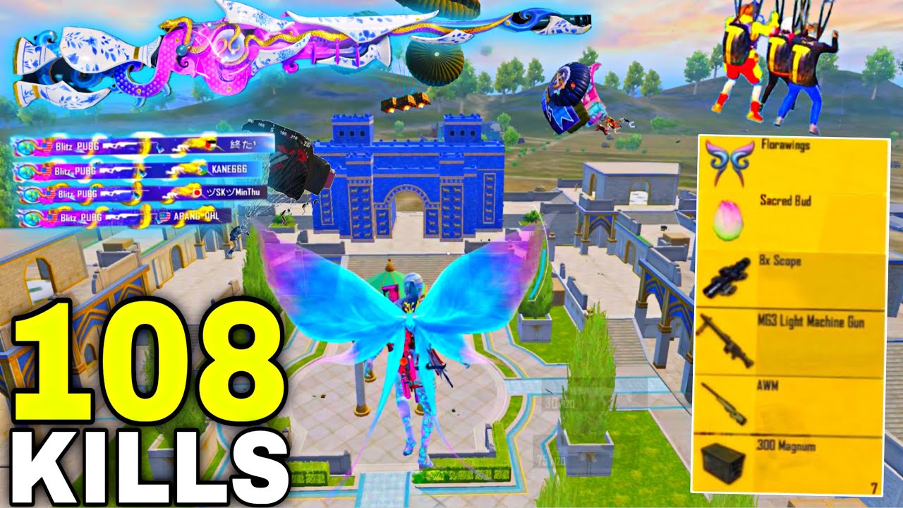 108 Kills! 🔥 NEW BEST LOOT GAMEPLAY with BEST SET💀PUBG Mobile - BGMI