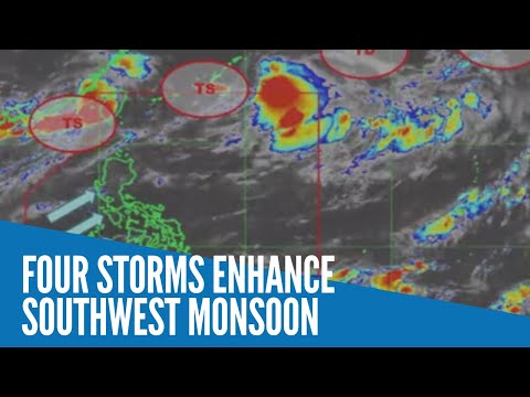 Four storms enhance southwest monsoon