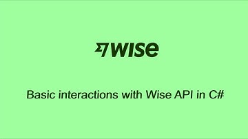 Basic interactions with Wise API in C#