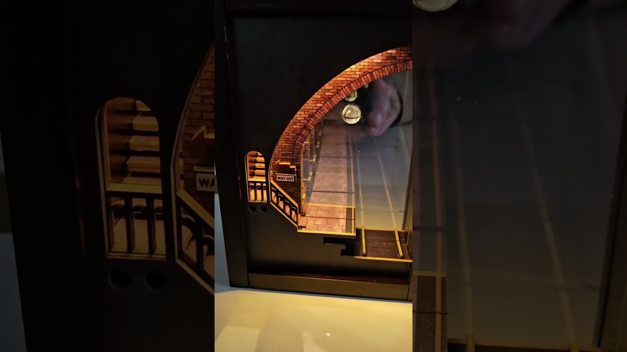 Detective Station book nook/night light kit