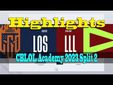 LOS GRANDES'a VS LOUD'a JOGO 1 | CBLOL ACADEMY | Split 2 2023 - HIGHLIGHTS