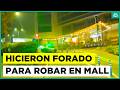 Robo en Costanera Center: Delincuentes hicieron forado para robar en tienda de bicicletas