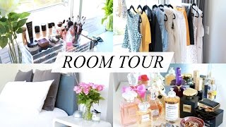 ROOM TOUR! ♥ (Makeup Storage \/ Bathroom \/ Wardrobe) | Annie Jaffrey