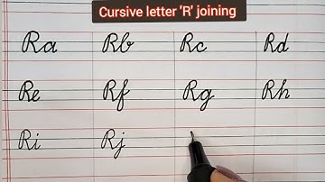 Cursive letter 