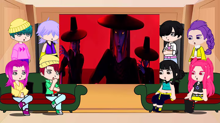KPop Demon Hunters React To Themselves / TikToks + Memes / Huntrix & Saja Boys / Gacha React