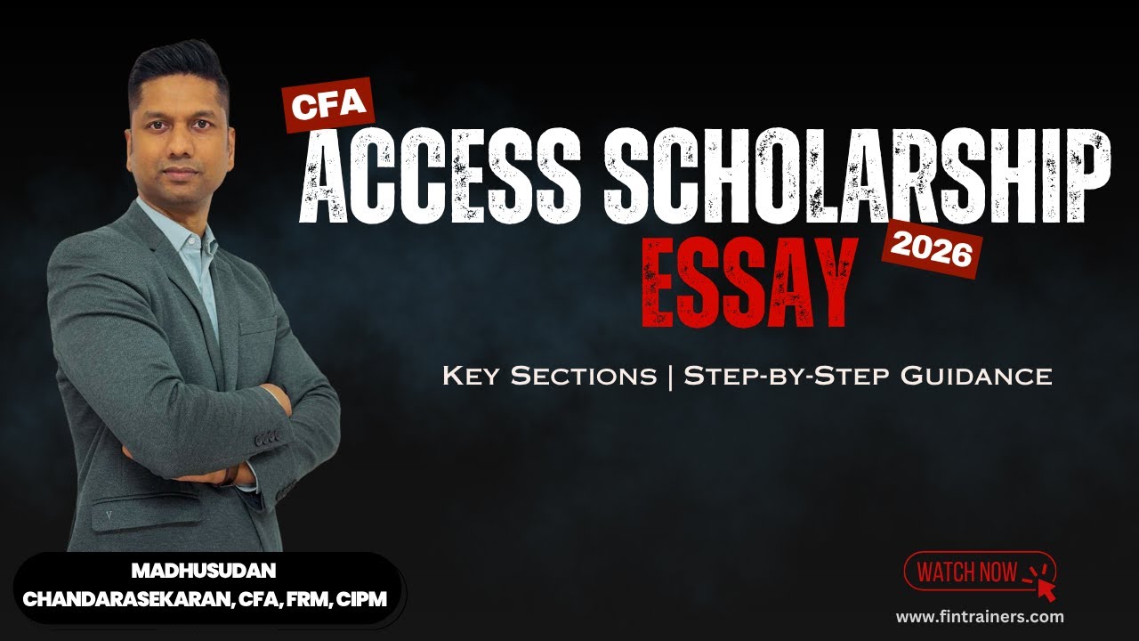 CFA Access Scholarship Essay Made Easy | Complete 2026 Guide
