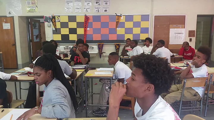 Sean Yoes Speaks to Ginyard's Class