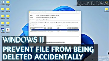 How to prevent folder or file from being deleted