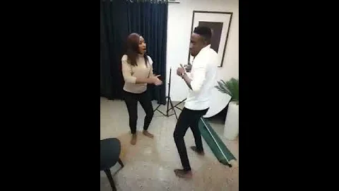 Min. GUC and Fiance Nene rehearse wedding dance step
