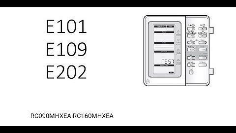 E101, E109 & E202 faults Samsung air source heat pumps  AE090JXYDEH AE160JXYDEH