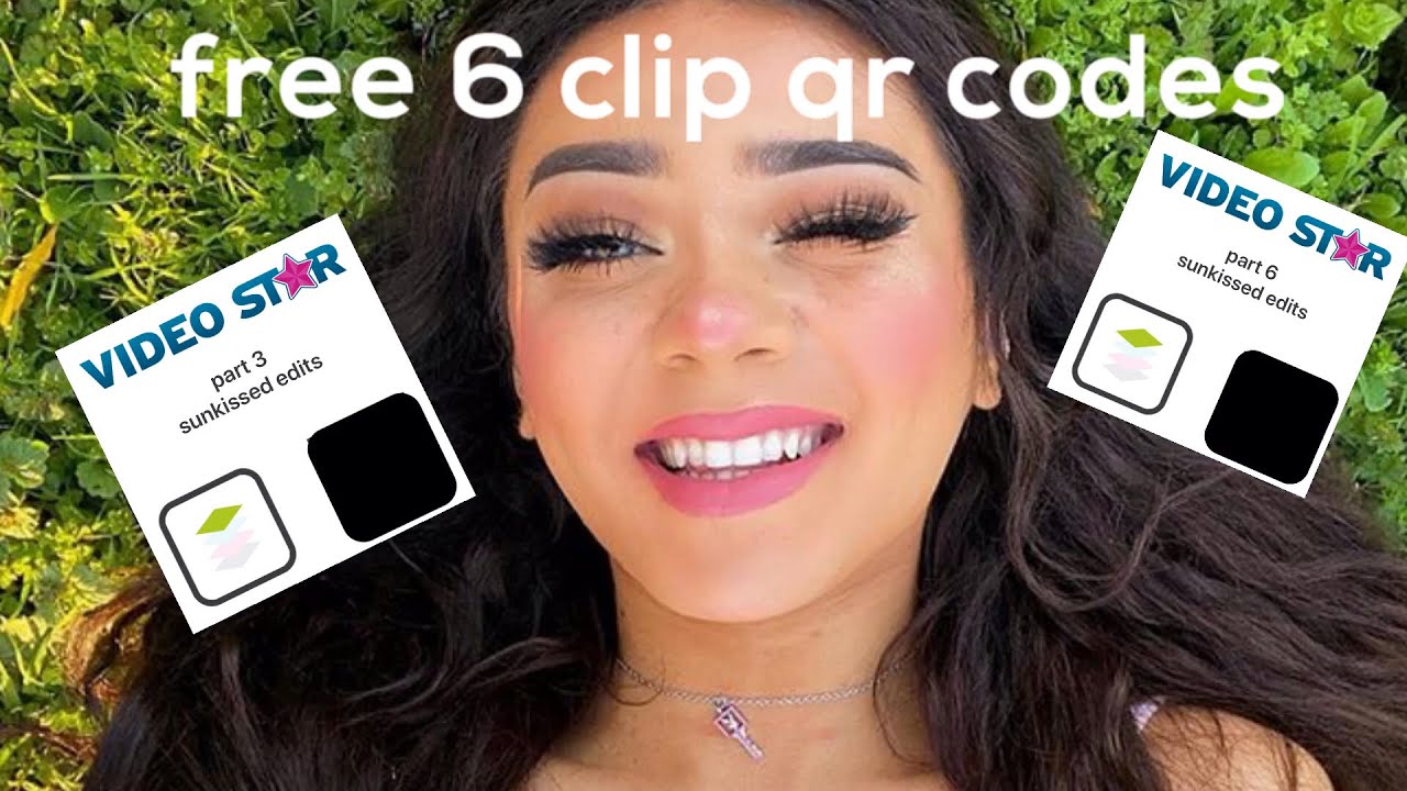 FREE 6 qr code pack for videostar | sunkissed edits - YouTube