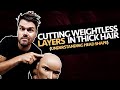 How To Cut Weightless Layers In Thick Hair