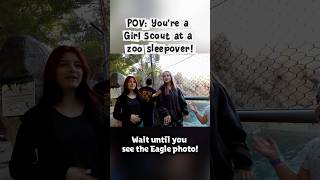 Girl Scout spends the night at the zoo in New Mexico