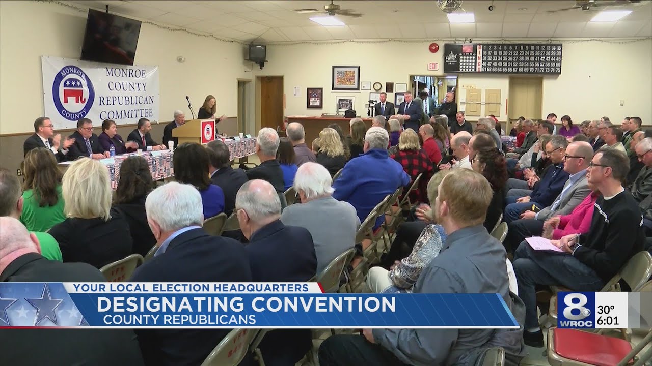 Monroe County Republican Committee holds designating convention YouTube