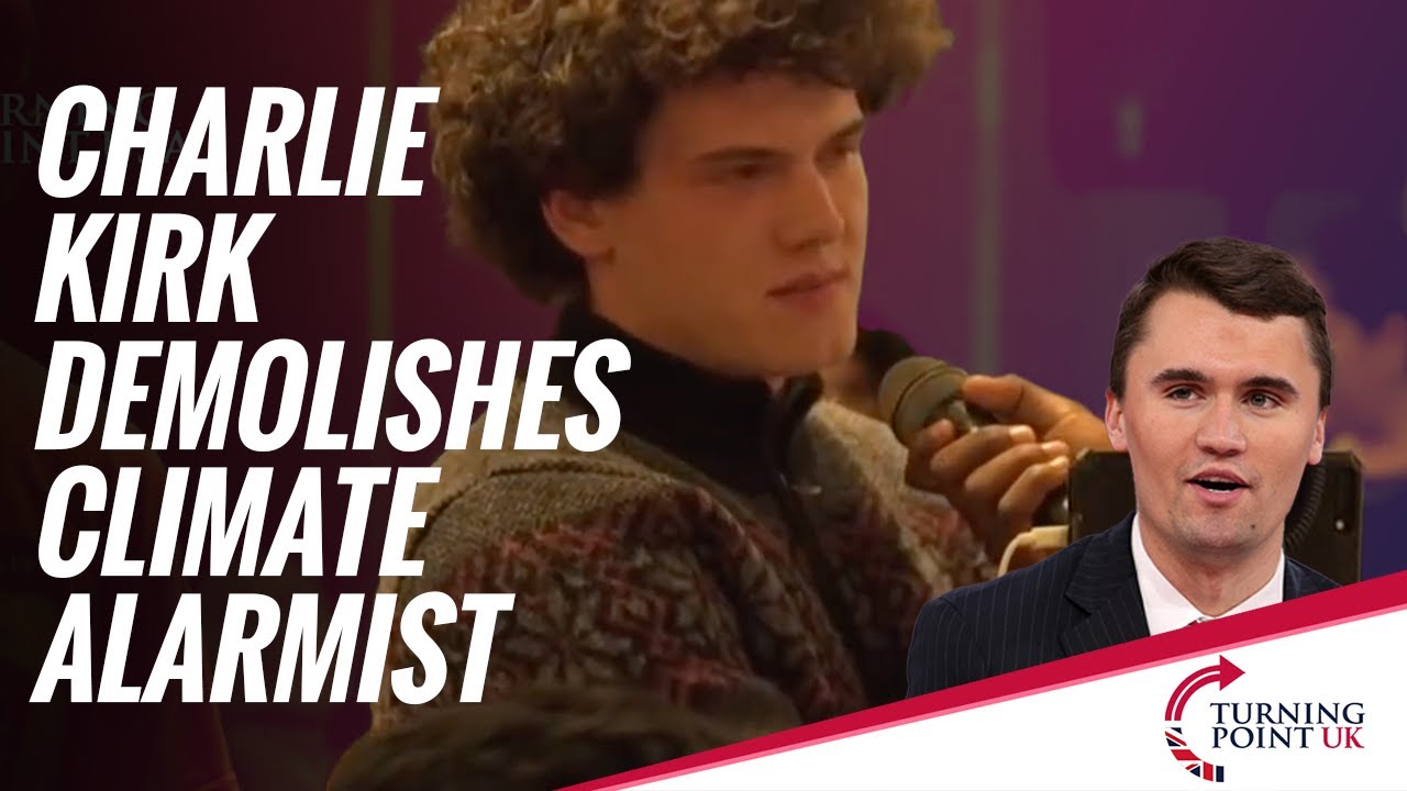 Charlie Kirk Demolishes Climate Alarmist