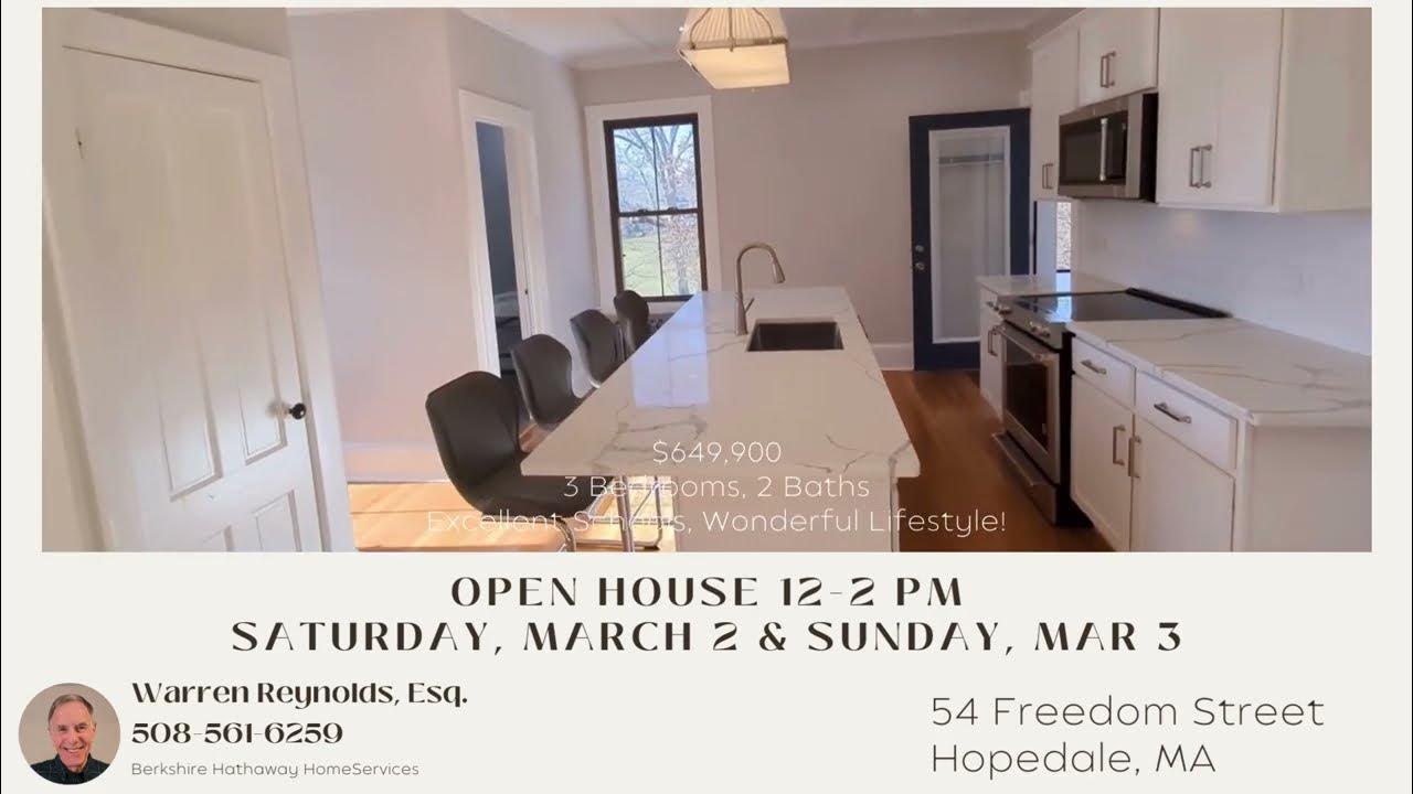 54 Freedom St Hopedale MA Open House YouTube