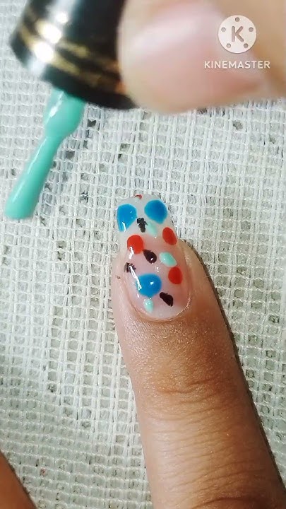 holi special nail art