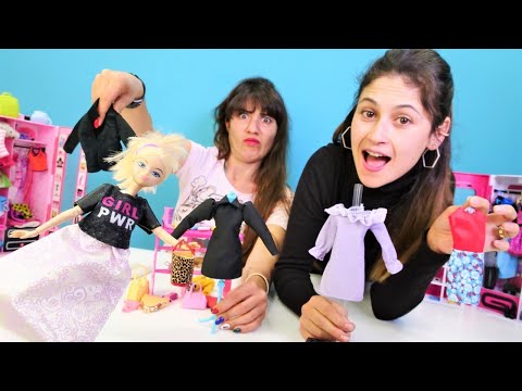 Kız oyunları. Ayşe VS Ümit. Chloe ve Elsa oyuncak bebeklerle çocuk videosu!