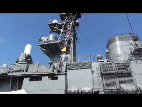 護衛艦 うみぎり 汽笛吹鳴 トランペット吹奏 蛍の光 海上自衛隊 阪神基地隊サマーフェスタ2016