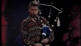 Richard Parkes plays 3 reels on bagpipes, 1996