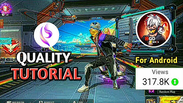 Quality Tutorial For Android😱Hd 4K [ Free Fire ] #bgdedits