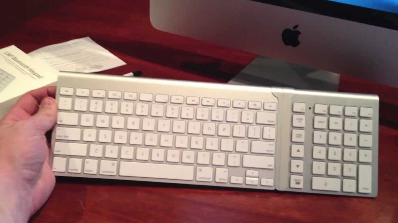 Apple wireless keyboard with numeric keypad instructions