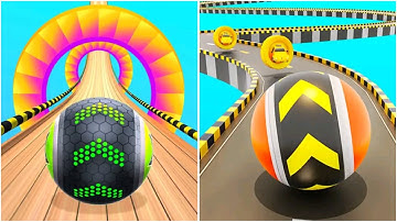 Going Balls Vs Action Balls Gyrosphere Race Walkthrough SpeedRun Gameplay