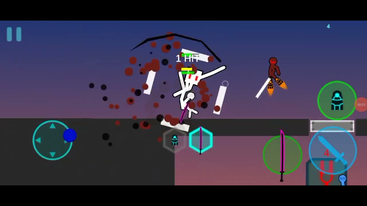 Stickman Project No Hit (Hard Mode) Pt. 9