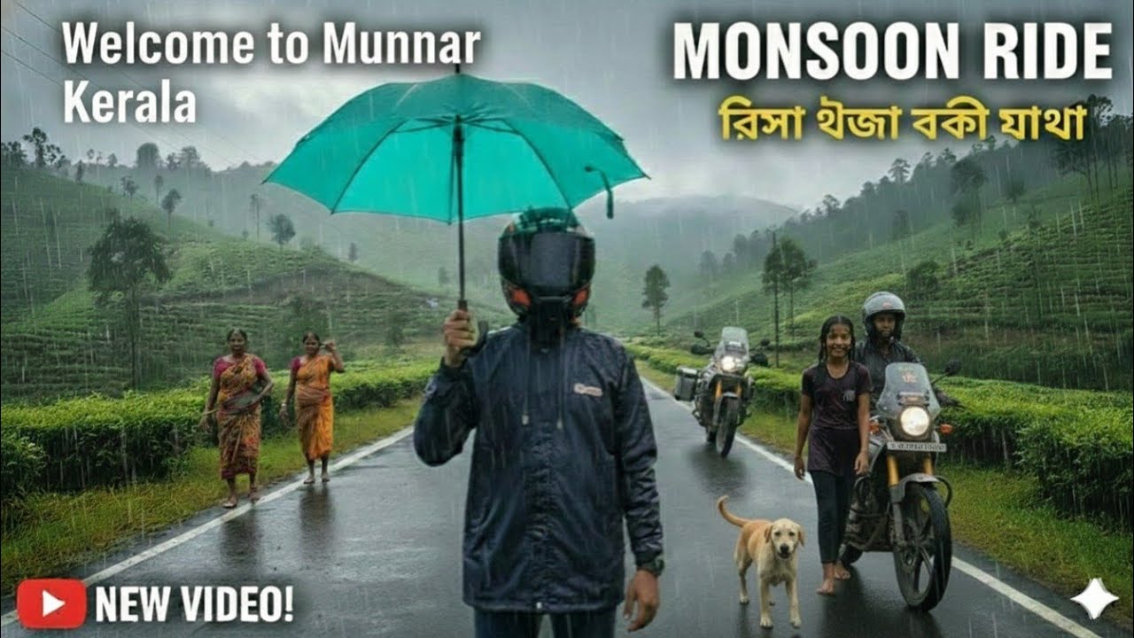 💁Ooty to munnar Ride 6.52 minit /🌲 Mossoon Ride very Good experience / 💥welcome To Munnar..💯